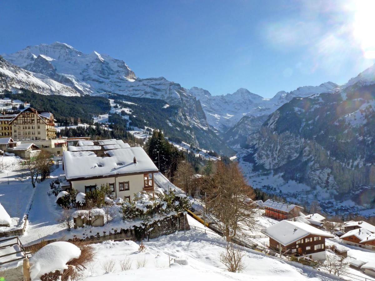 Apartment Panoramapark Soleil Haus D Apt 3 By Interhome Wengen Extérieur photo