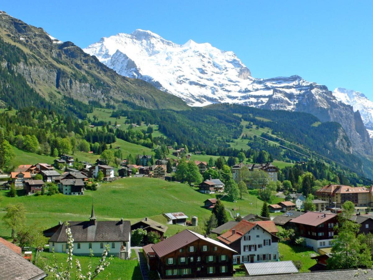 Apartment Panoramapark Soleil Haus D Apt 3 By Interhome Wengen Extérieur photo